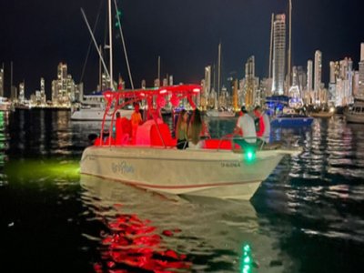 tour bahía en bote deportivo
